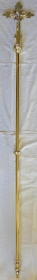 Brass Processional Crucifix